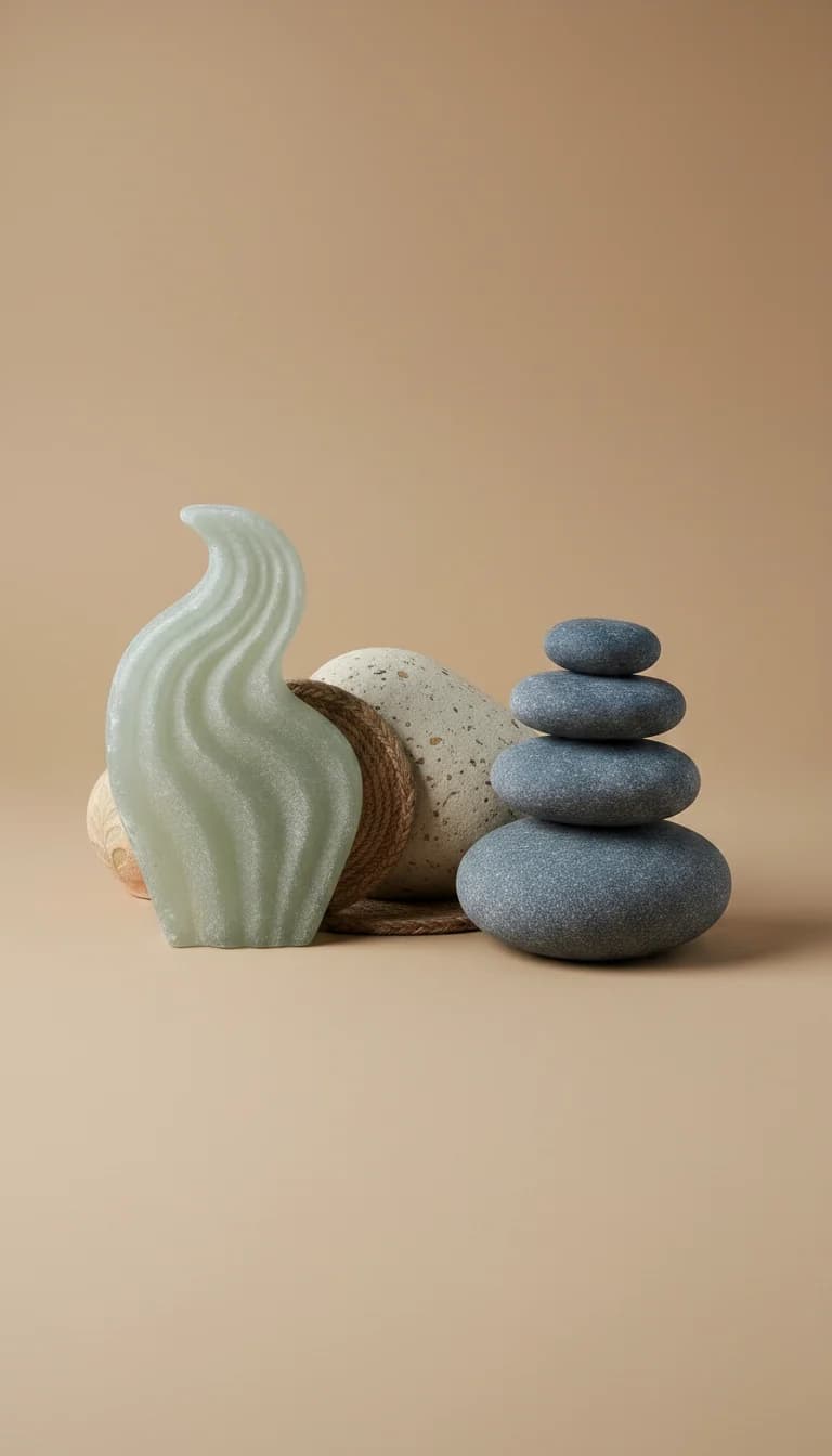 Alternate angle view of Handcrafted Decorative Accent