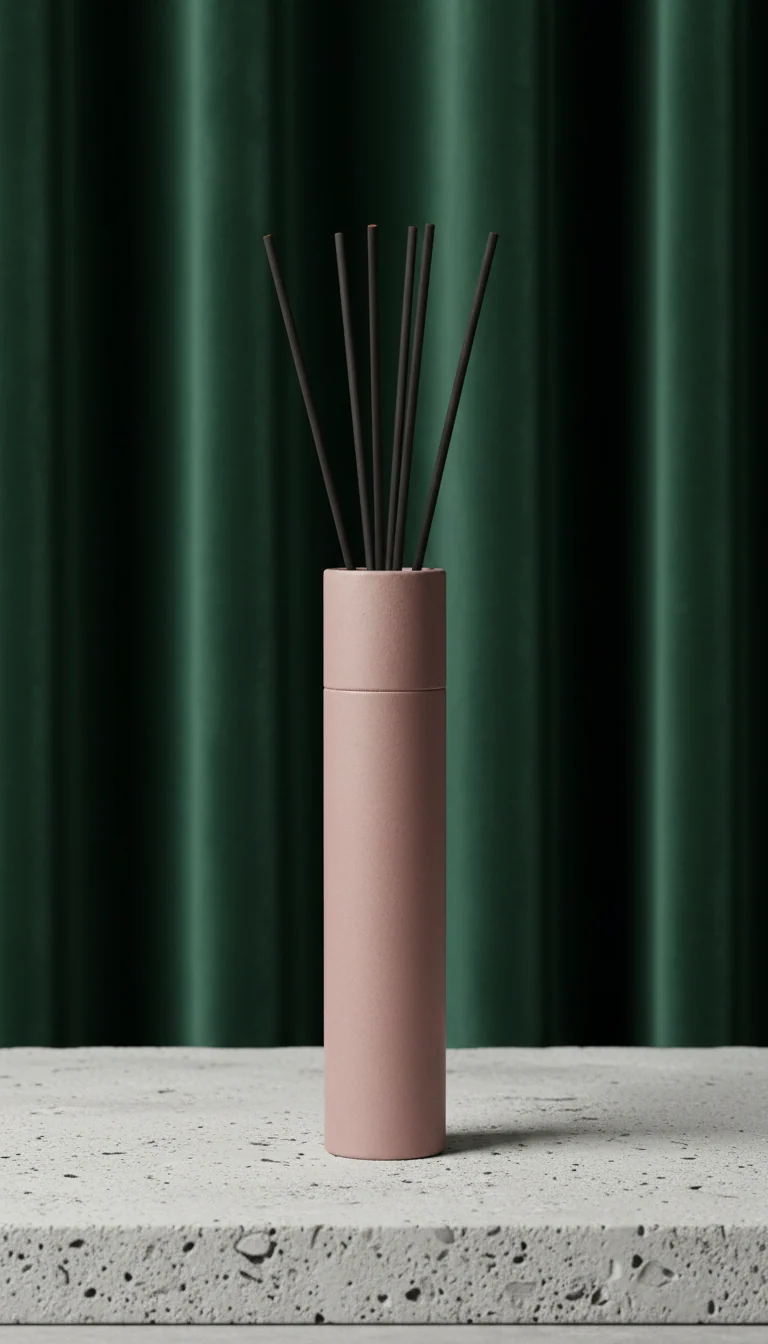 Atlas Rose incense tube in a new setting