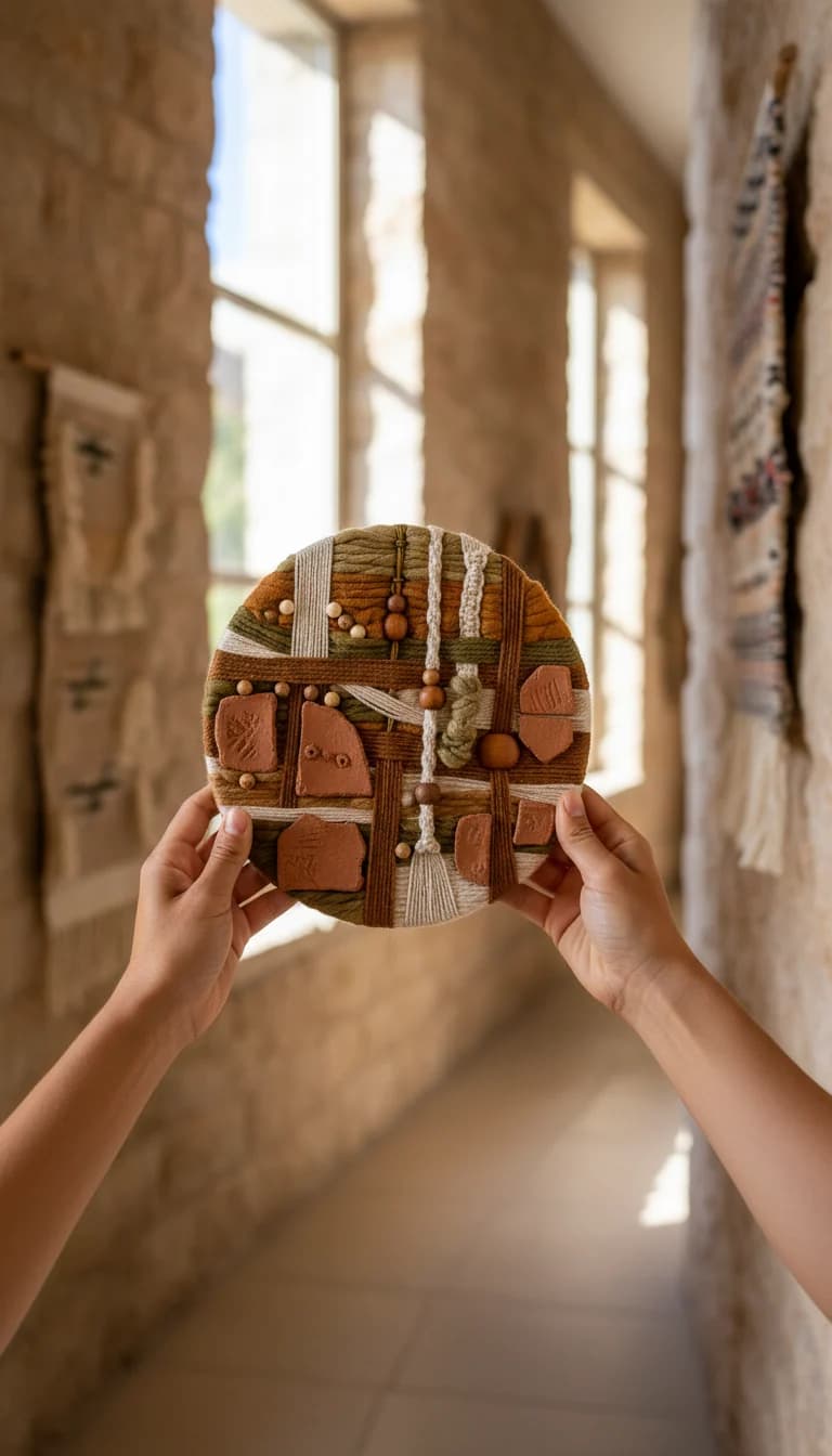 Artisanal Wall Art in use