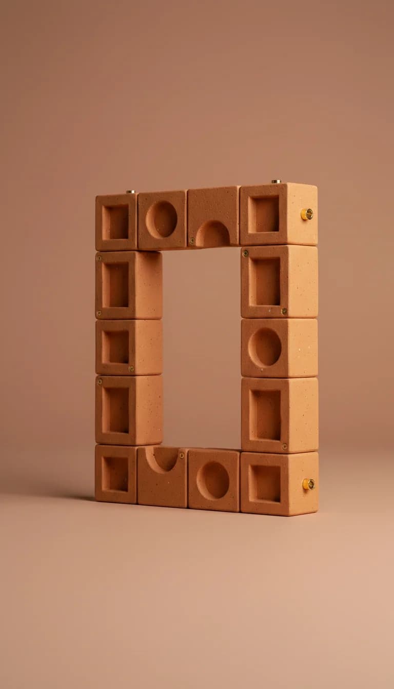 Alternate angle view of Customizable Terracotta Frame
