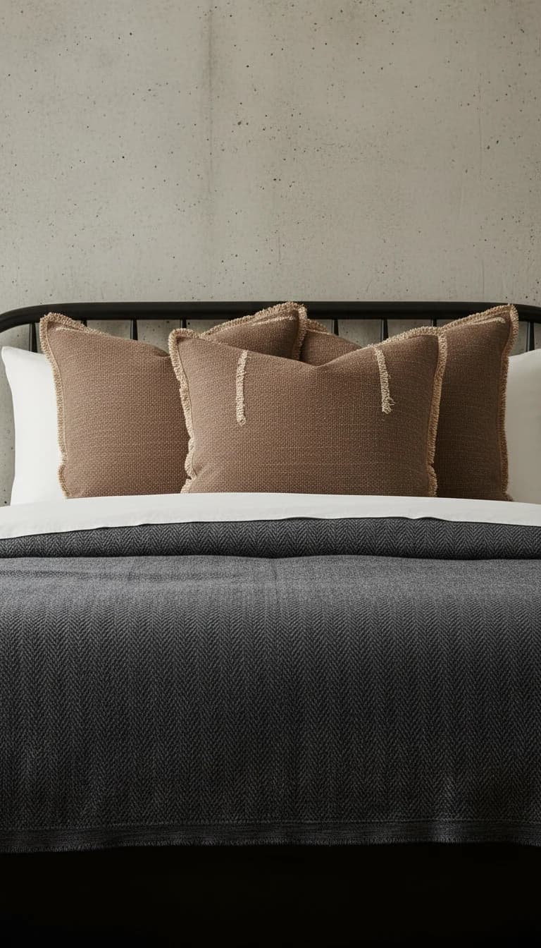 Textured Throw Pillow Set in a new setting