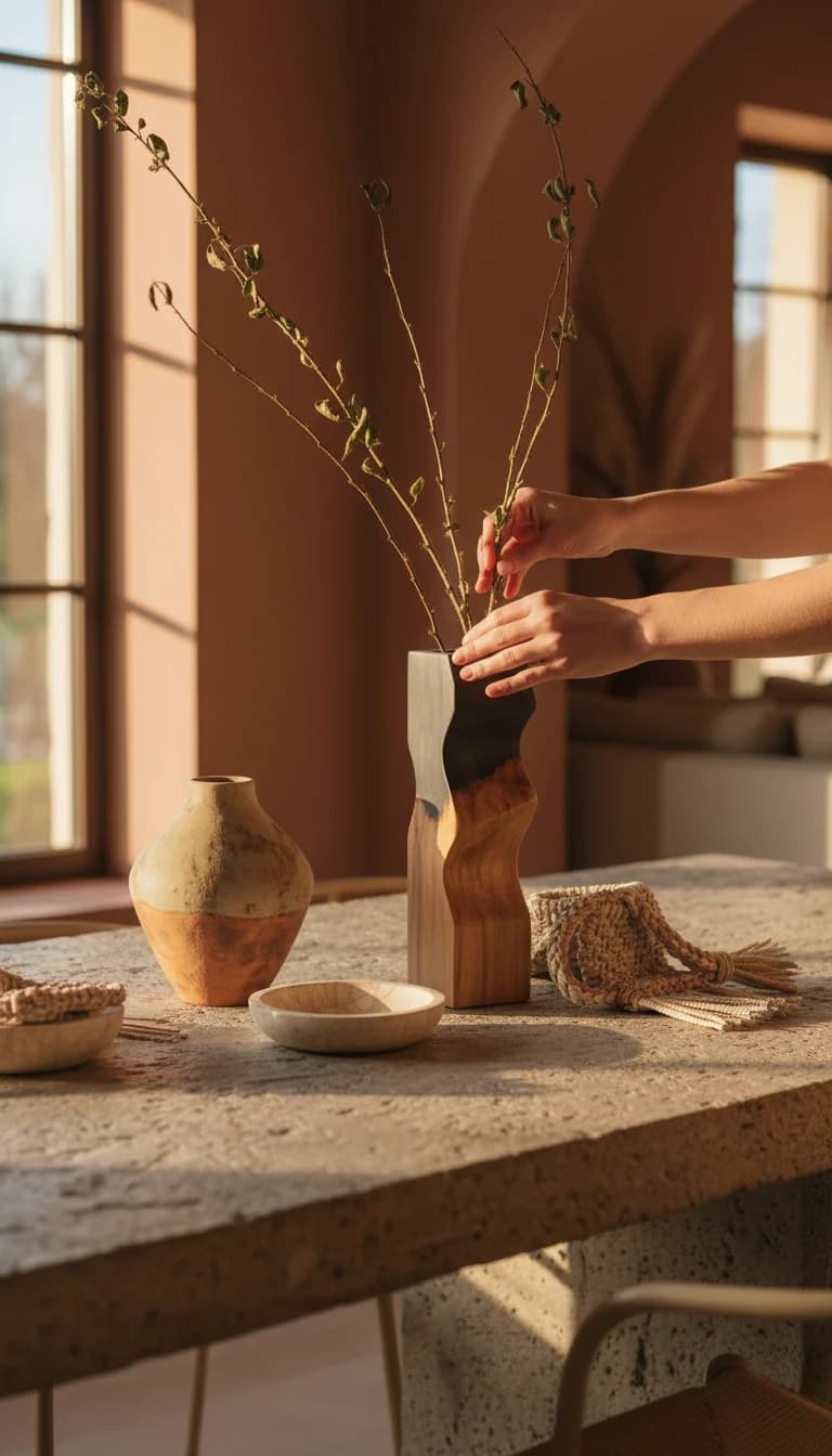 Artisanal Decor Item in use